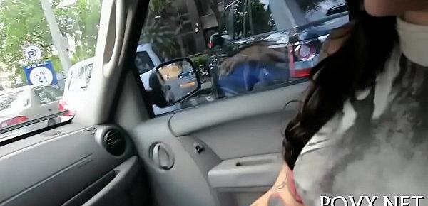 Tight slit likes massive cock